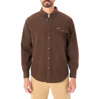 Smith's Workwear Men's Long Sleeve Extra Heavyweight Chamois Flannel Shirt