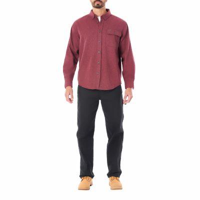 Image showing  Men's Long Sleeve Extra Heavyweight Chamois Flannel Shirt