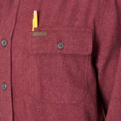 Image showing  Men's Long Sleeve Extra Heavyweight Chamois Flannel Shirt