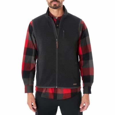 Smith's Workwear Men's Full-Zip Sweater Fleece Vest