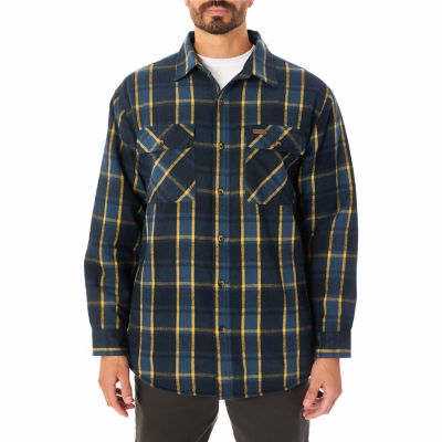 Image showing  Men's Sherpa-Lined Flannel Shirt-Jacket