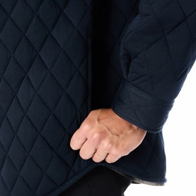 Image showing  Men's Snap Closure Diamond Quilted Knit Shirt-Jac