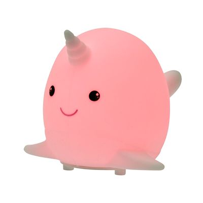 Image showing  Narwhal Squishable Color Changing Silicone Lantern