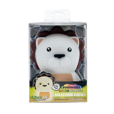 LitezAll Lion Squishable Color Changing Silicone Lantern