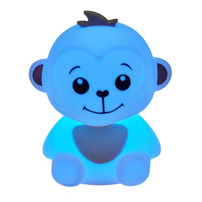 Image showing  Monkey Squishable Color Changing Silicone Lantern