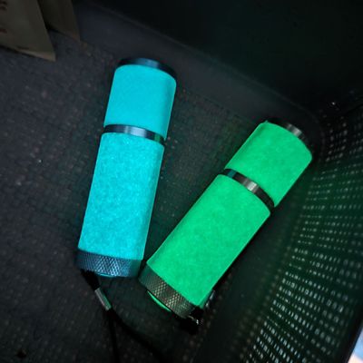 Image showing  120-Lumen Glow-in-the-Dark Flashlights, 2-Pack