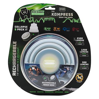 Kodiak Kompress Rechargeable Pop Up Lantern