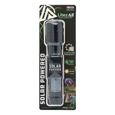 LitezAll Bask Solar Powered Flashlight Flashlights