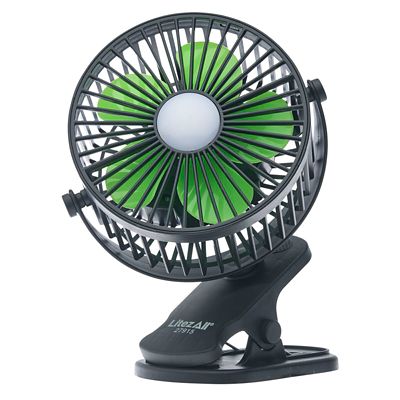 Image showing  Rechargeable Clip On Fan with Light