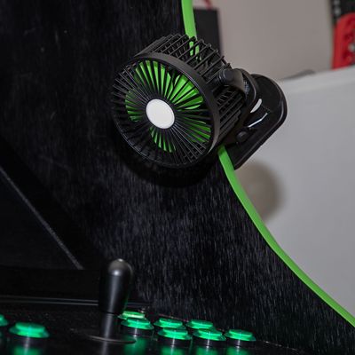 Image showing 6 th LitezAll Rechargeable Clip On Fan with Light