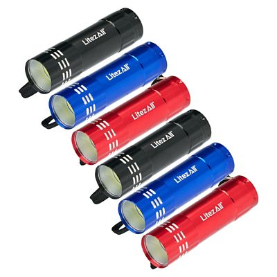 Image showing  Aluminum Pocket Flashlight, 6 pk.