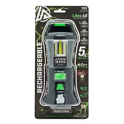 LitezAll Rechargeable 700 Lumen Lantern