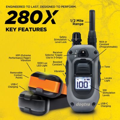 Image showing  280X 2-Dog Unit E-Collar