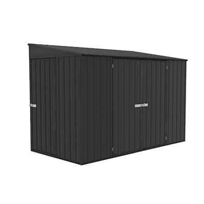 ABSCO Durango 10 ft. x 5 ft. Metal Bike Shed - Monument