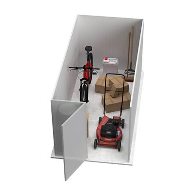 Image showing  Durango 5 x 10ft. Metal Bike Shed, Monument