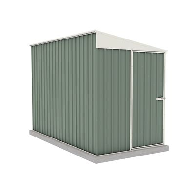 ABSCO Durango 5 ft. x 10 ft. Metal Bike Shed - Pale Eucalypt