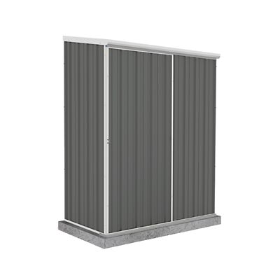 ABSCO EZI Slider 5 ft. x 3 ft. Metal Storage Shed - Woodland Gray