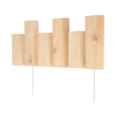 Image showing  Cedar Wood Landscape Edging