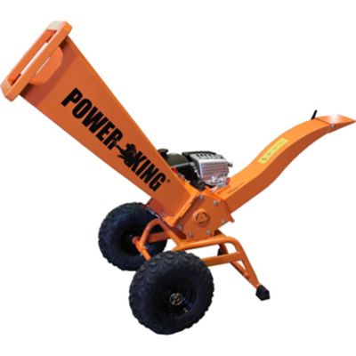 Power King 6.5HP -2.8 in. Direct Drive Chipper with KOHLER SH265 Gas Engine & Extra Set of Steel Blades- PK0913DD