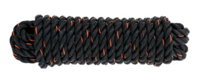 Koch Industries Polypropylene, Twisted, Black/Orange 5/8 in. Diameter, 30 ft. Length, 1 ea.