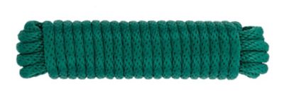 Koch Industries Polypropylene, Solid Braid, Green, 5/8 in. Diameter, 30 ft. Length, 1 ea.