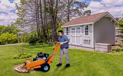 Image showing  14HP 12 x 3.5in. wheel Stump Grinder with KOHLER CH440 Command PRO Commercial Gas Engine