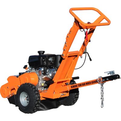 Image showing 5 th PowerKing 14HP 12 x 3.5in. wheel Stump Grinder with Electric start KOHLER CH440 Command PRO Commercial Gas Engine