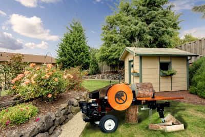 Image showing  7HP - 42 Ton 3 sec. cycle Kinetic Log Splitter with KOHLER CH270 Command PRO Commercial Gas Engine