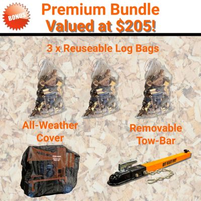 Image showing  14HP 5 in. Electric Start Wood Branch Logger with KOHLER Command PRO Gas Engine CH440 & All Weather Cover- PK0921