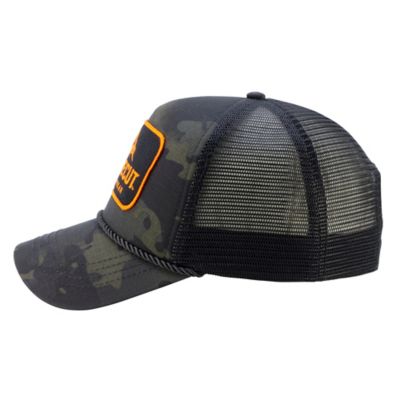 Image showing  Mesh Back Foam Trucker Cap with Rope & Woven Patch