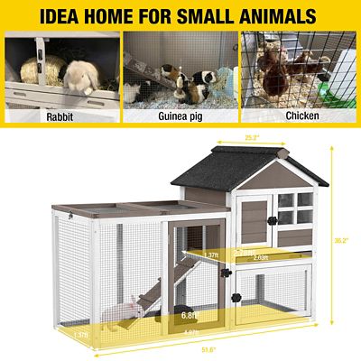 Image showing  2-Story Big Bunny Cage with No Leak Tray