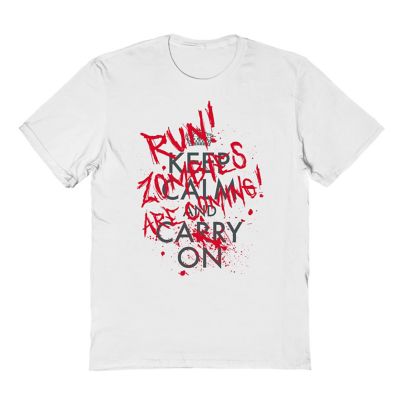 Goodie Two Sleeves Tee Shirt Central Zombies Are Coming Halloween T-Shirt