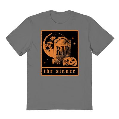 Goodie Two Sleeves Tee Shirt Central Men's The Sinner Tarot Back Halloween T-Shirt