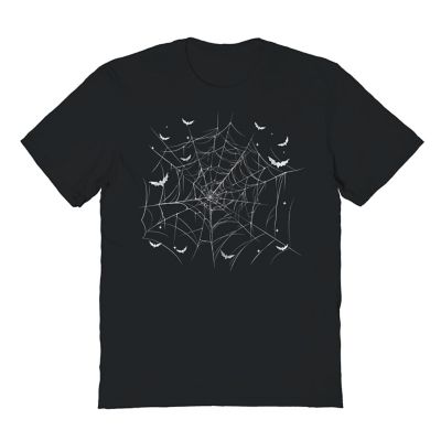 Goodie Two Sleeves Tee Shirt Central Spider Net 2 Halloween T-Shirt