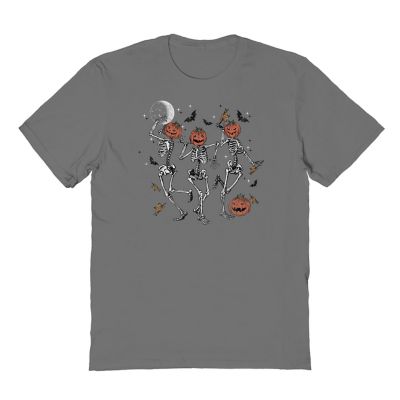 Goodie Two Sleeves Tee Shirt Central Pumpkin Skulls Halloween T-Shirt
