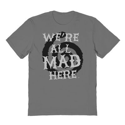 Goodie Two Sleeves Tee Shirt Central Were All Mad Here Halloween T-Shirt