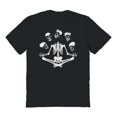 Goodie Two Sleeves Juggling Skulls Halloween T-Shirt