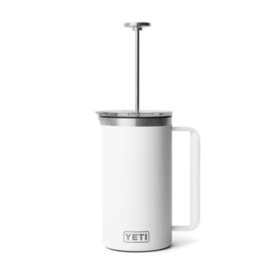 Image showing  French Press, 34 oz., White