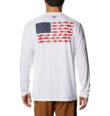 Image showing 2 th Columbia Sportswear Men's Terminal Tackle PFG Fish Flag Long Sleeve