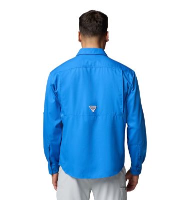Image showing  Men's Omni-Wick/Omni-Shade PFG Backwater Long-Sleeve Button-Down Shirt