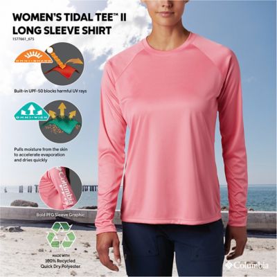 Image showing  Women's Omni-Wick Tidal Tee II Crew Neck Long-Sleeve T-Shirt