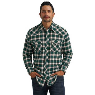 Wrangler Men's Wrancher Flannel Shirt