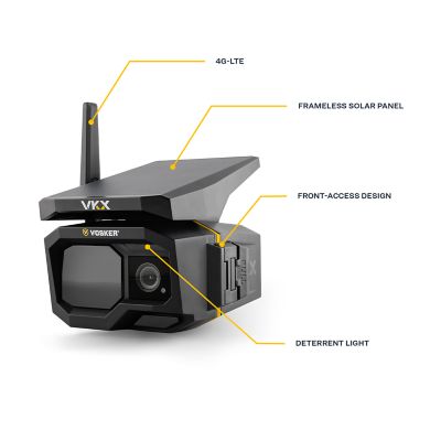 Image showing 5 th Vosker Solar Power LTE Cellular Security Camera
