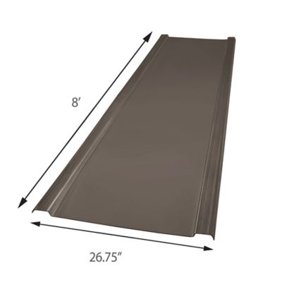 Image showing  26.9 in. x 8 ft. Bronze Polycarbonate Roof Panel