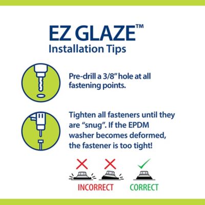 Image showing 5 th EZ Glaze 26.9 in. x 8 ft. Bronze Polycarbonate Roof Panel