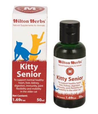 Hilton Herbs Kitty Senior Natural Herbal Cat Supplement, 1.69 fl. oz.