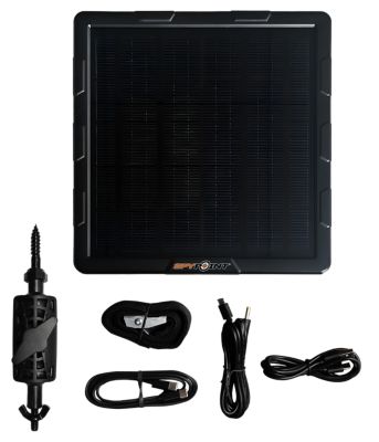 Image showing  SPLB-10 Compact Solar Panel with Lithium Battery Game Trail Camera Accessory