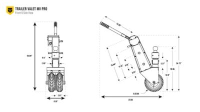Image showing  MV Pro Drill-Powered Mover - 12,000 lb. Capacity