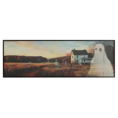 Red Shed Framed Ghost Lenticular Halloween Wall Decor, 28.2 in.