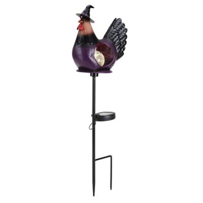 Red Shed 26 in. Chicken Witch Solar Stake